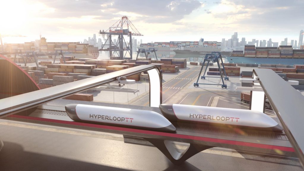 3D CGI video and animation HyperloopTT