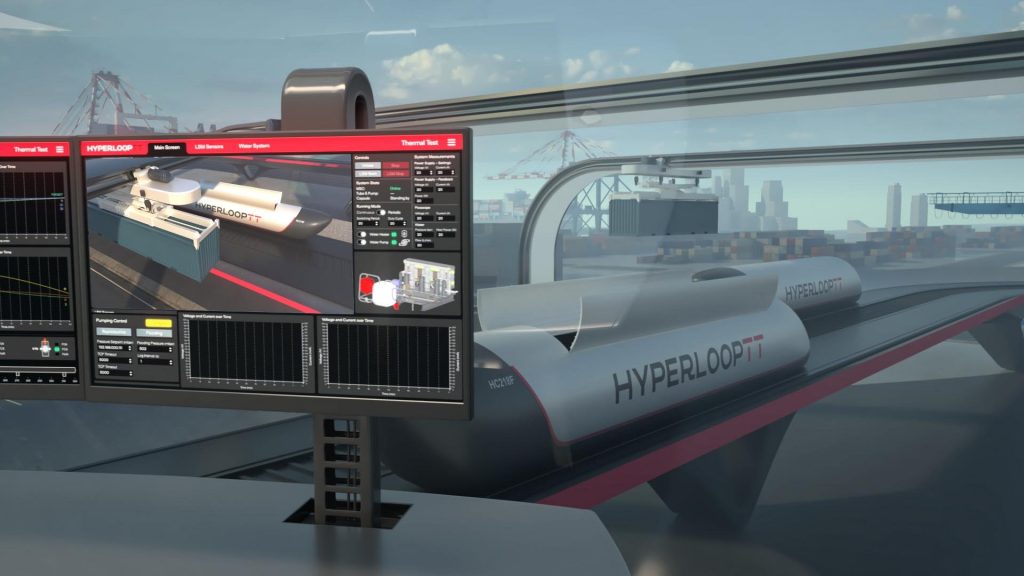 3D CGI video and animation HyperloopTT