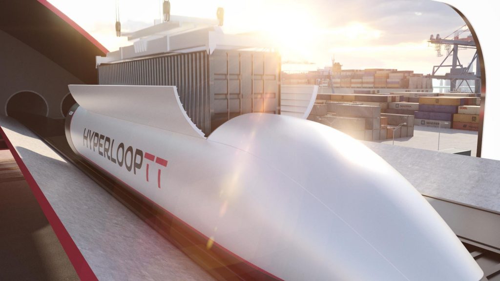 3D CGI video and animation HyperloopTT