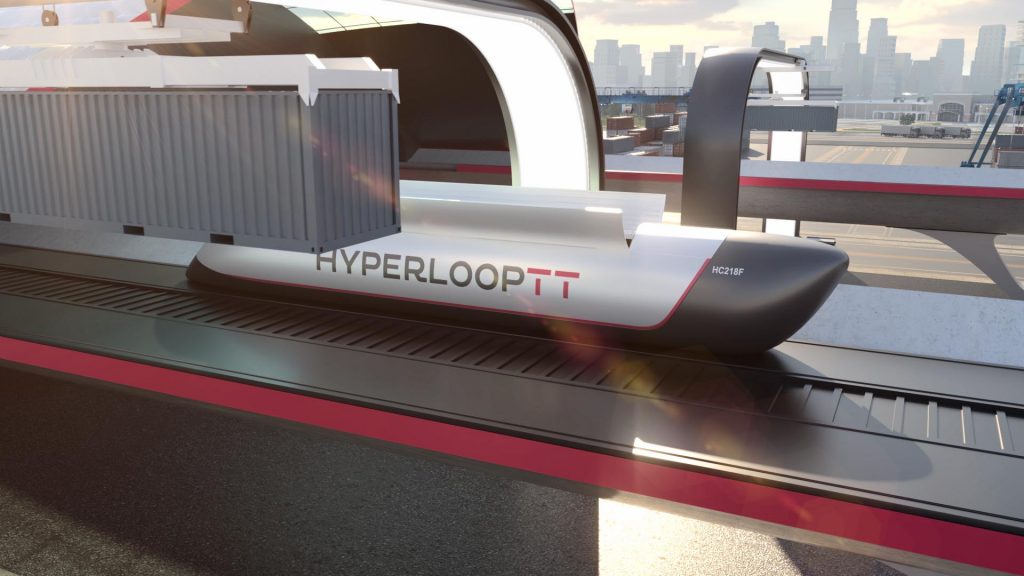 3D CGI video and animation HyperloopTT